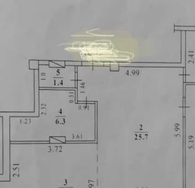 2 комн., 77.0 м², 7 эт.