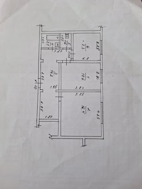 2 комн., 2 эт.