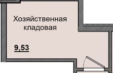 Кладовка, 9.5 м²