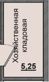 Кладовка, 5.3 м²
