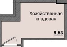 Кладовка, 9.5 м²