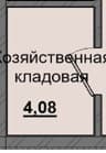 Кладовка, 4.1 м²
