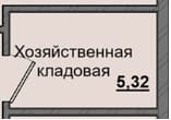 Кладовка, 5.3 м²