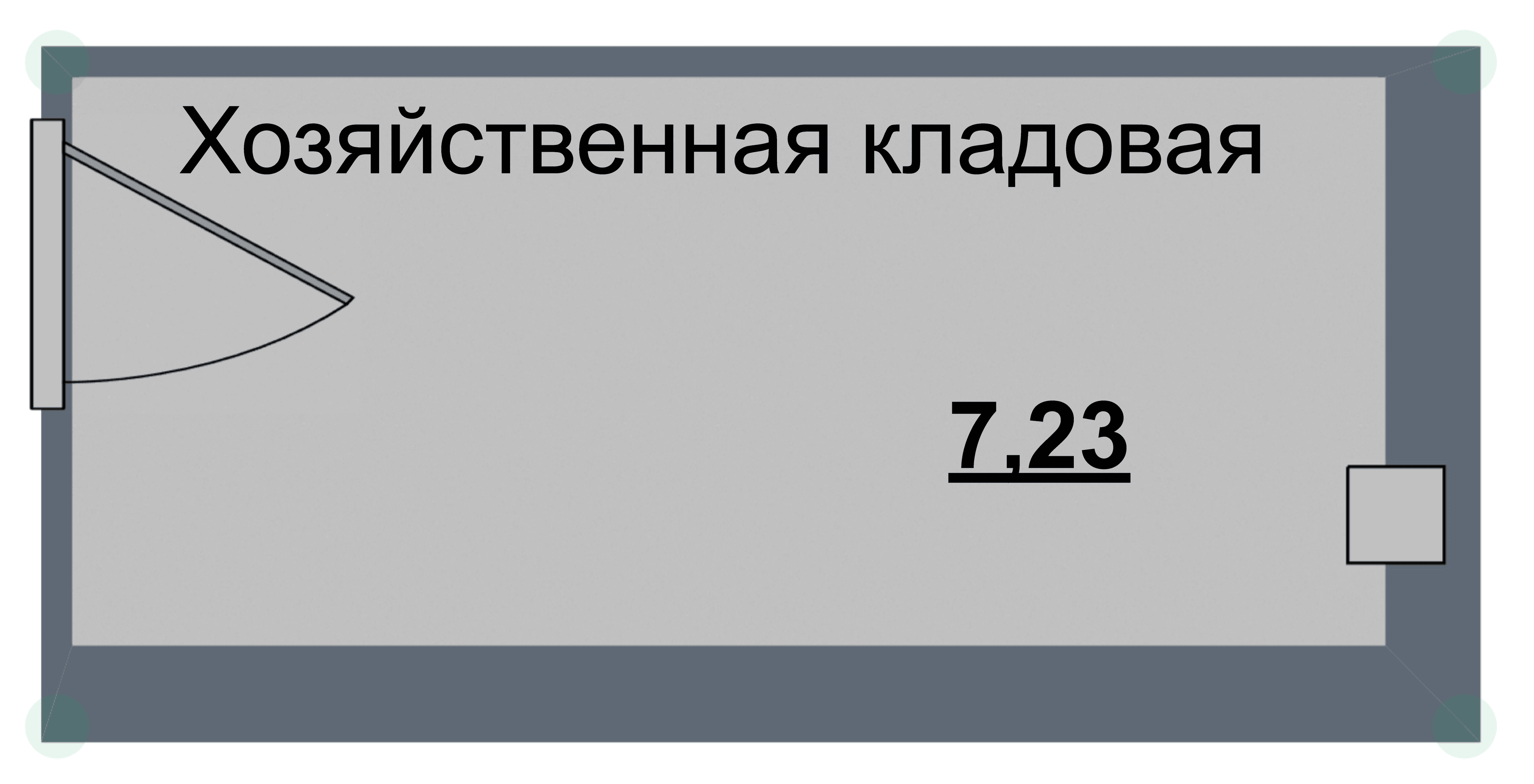 Кладовка, 7.2 м²