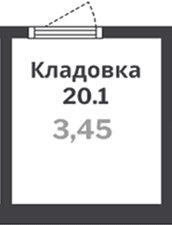 Кладовка, 3.5 м²