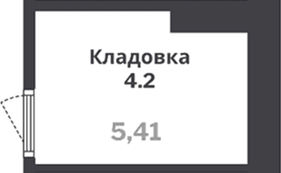 Кладовка, 5.4 м²