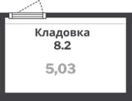 Кладовка, 5.0 м²
