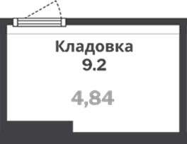 Кладовка, 4.8 м²