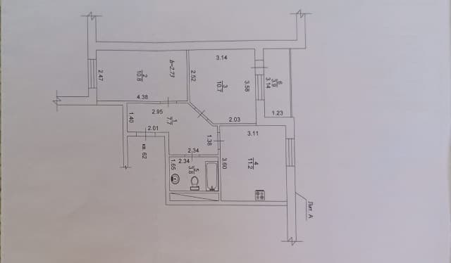 2 комн., 48.0 м², 4 эт.